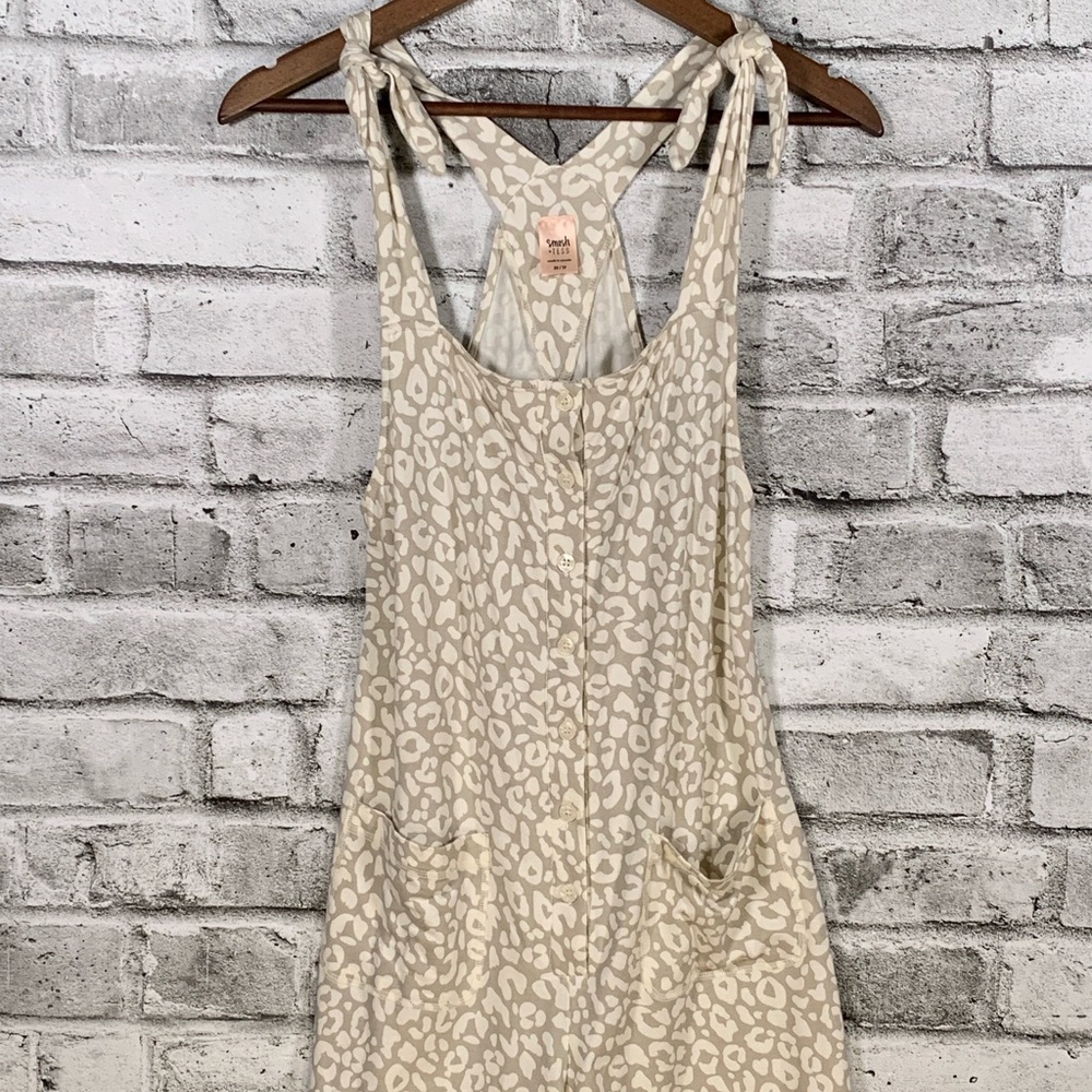 Smart Tess Front Button Shorts Romper -  Size XS